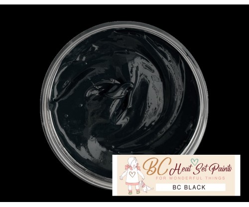 BC Heat Set Paints - Black  (10 gram)